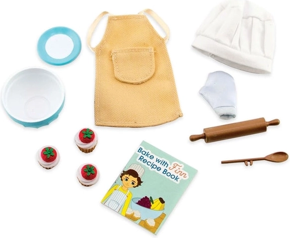 Ropa para muñeca Lottie - pastelera