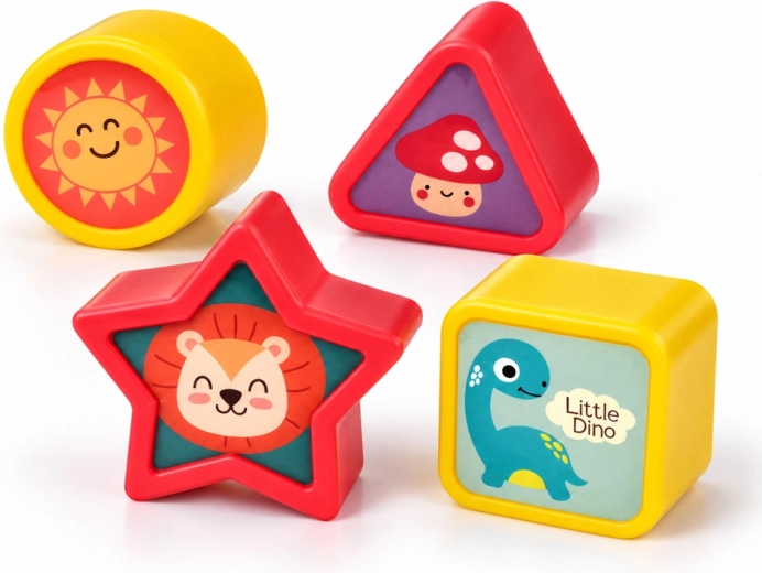 Juego sensorial con números y formas
