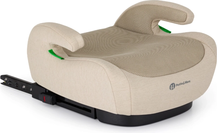 Elevador Petite&Mars Optimus pro i-Size air sage beige 125–150 cm
