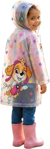 Chubasquero infantil transparente La Patrulla Canina Skye – Talla: 110-116