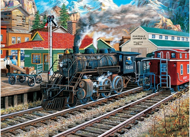 Puzzle EUROGRAPHICS antigua estación de tren 1000 piezas
