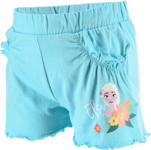 Pantalones cortos infantiles turquesa Frozen