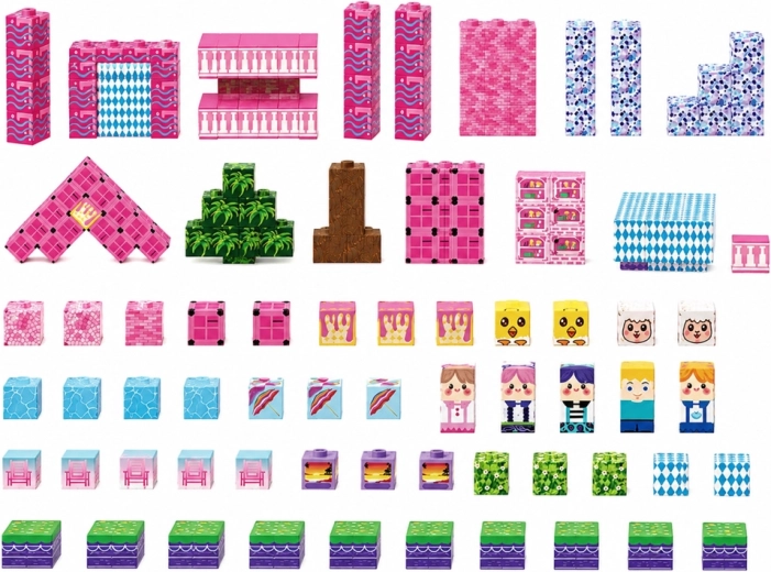100 piezas y muchas formas para la creatividad