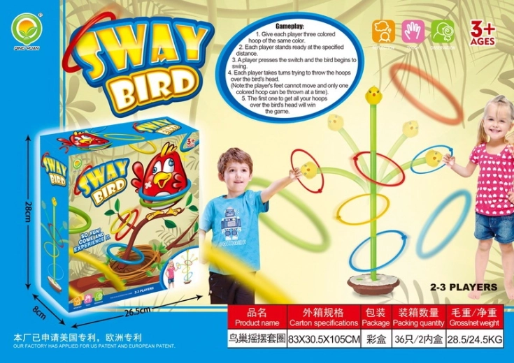Juego de destreza Pajarito Travieso para niños 3+