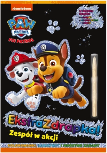 Patrulla Canina – libro extra de rascar: Equipo en acción