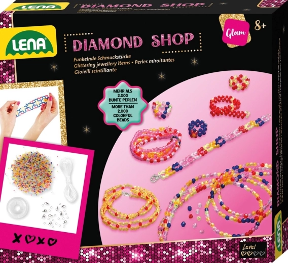 Lena joyas brillantes – set creativo para hacer pulseras y collares