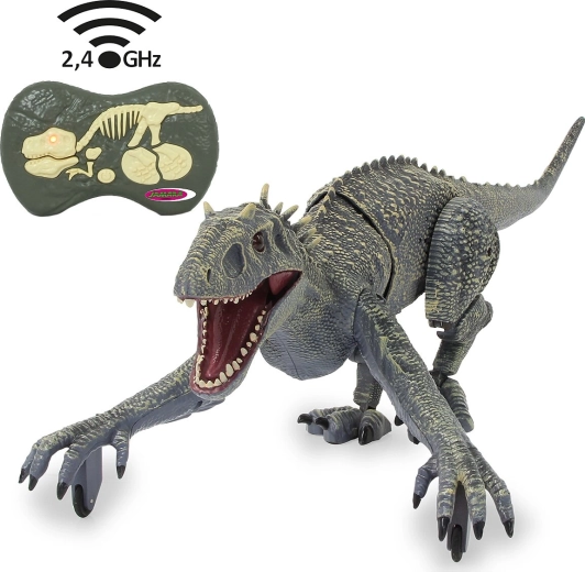 Dinosaurio RC Exoraptor JAMARA gris