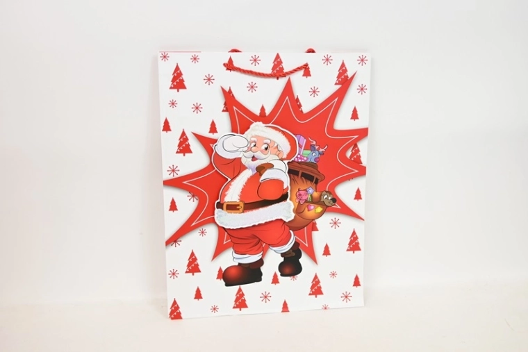 Bolsa de regalo navideña L