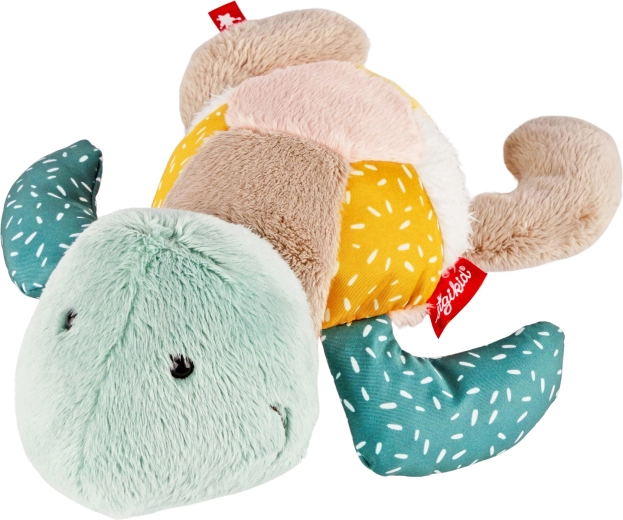 Sigikid peluche de tortuga patchwork – primer muñeco de apego para bebé