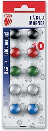 Imanes de 15 mm, set de 10 uds