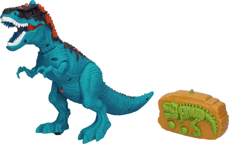Dinosaurio con control remoto con efectos 30 cm
