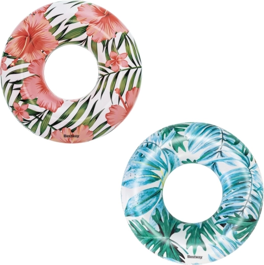 Bestway aro hinchable de natación con diseño tropical 119 cm