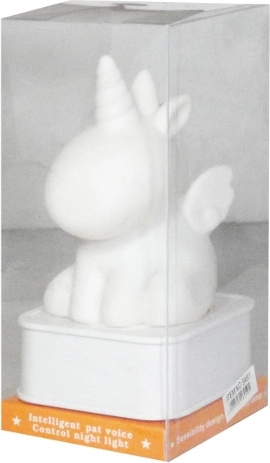Lamparita de goma con forma de unicornio a pilas