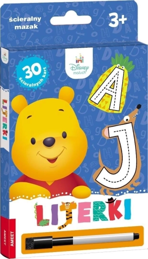 Ameet Disney Maluch: Letras – tarjetas borrables con rotulador