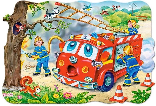 Puzzle 20 maxi Cuerpo de bomberos