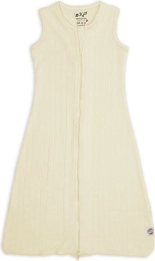 Saco de dormir de algodón Lodger Hopper sin mangas Solid Butter 68/80