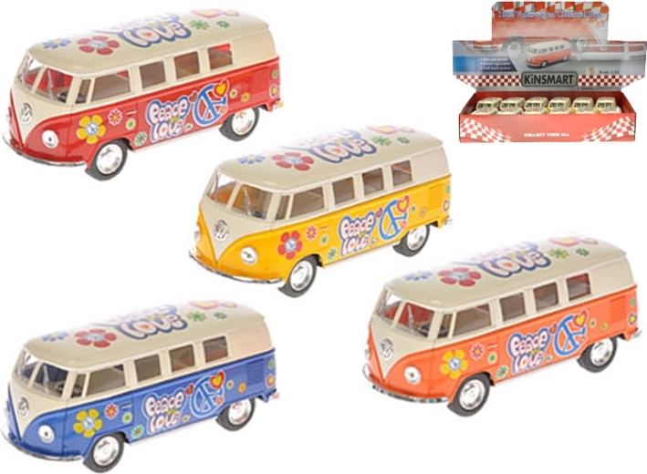 Kinsmart modelo metálico Volkswagen Classical Bus 1962 1:32 13 cm
