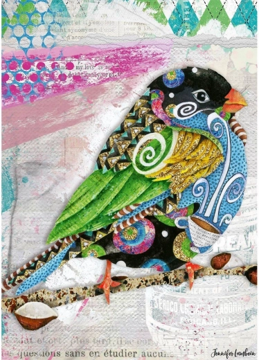 Puzzle Ravensburger Pájaro abstracto 1000 piezas