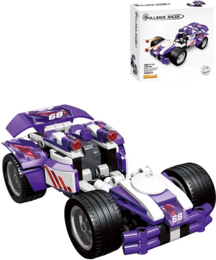 Kit de construcción LiNooS coche deportivo con marcha atrás (229 piezas)