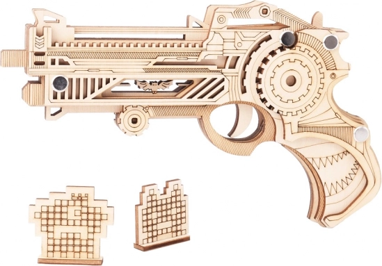 Rompecabezas 3D de madera Arma de gomas Virbius