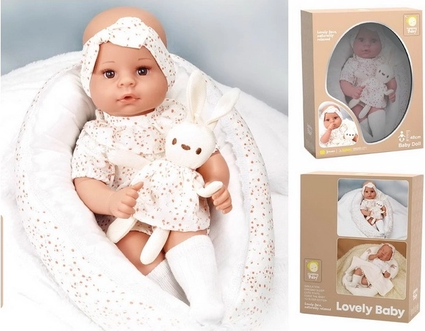 Muñeca bebé Bobas Madej de 45 cm