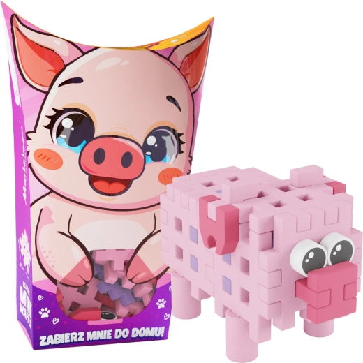 Set de construcción Mini Waffle Pocket Pets – cerdito