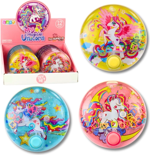 Juego de agua Unicornio – juego de bolsillo redondo 10 cm