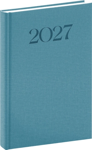 Notique Biella agenda diaria 2027 azul 15 × 21 cm