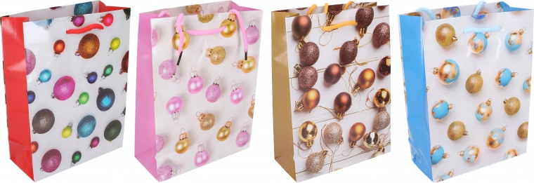 Bolsa de regalo navideña tamaño M