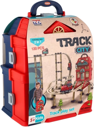 Maletín 2 en 1: zona de juego y caja de almacenamiento