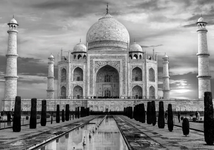 INTERDRUK Rompecabezas Por todo el mundo: Taj Mahal 500 piezas