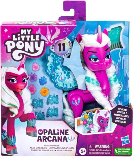 My Little Pony figura morada de poni con alas Opaline Arcana