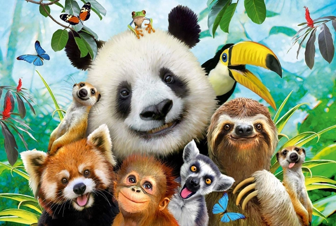Rompecabezas Diversión Animal de 200 piezas