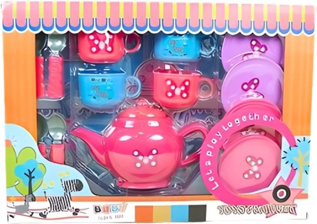 Set de té de plástico para niños