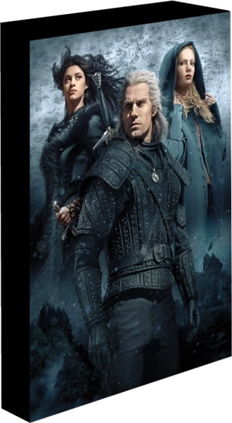 Cuadro LED iluminado The Witcher 30 × 40 cm