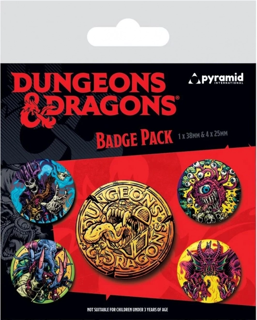 Set de insignias DUNGEONS & DRAGONS