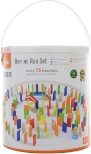 Dominó de madera Viga granja – 116 piezas