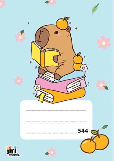 Cuaderno escolar A5 544 Capibara