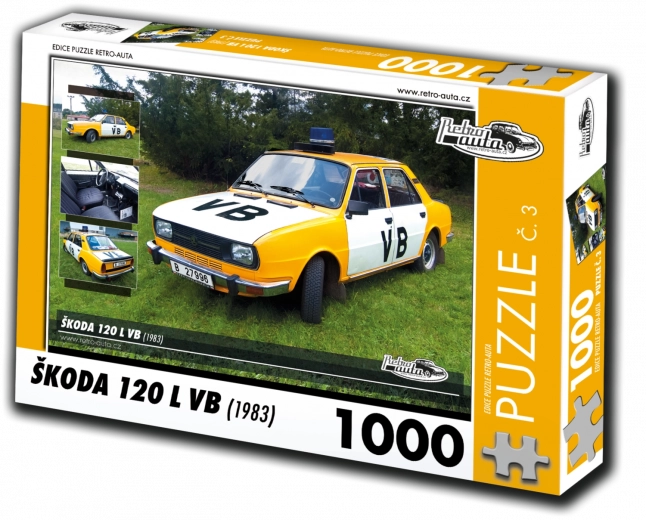 Puzzle RETRO-AUTA Škoda 120 L VB 1000 piezas