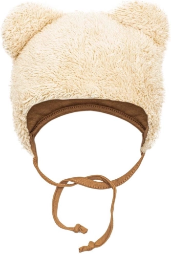 Gorro con orejitas y atado