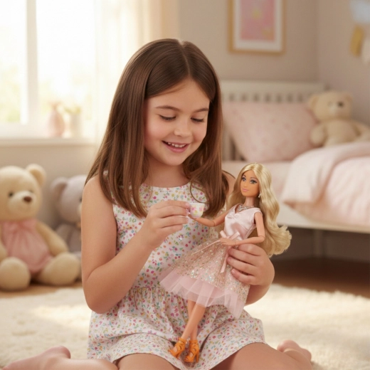 Muñeca articulada para juegos imaginativos