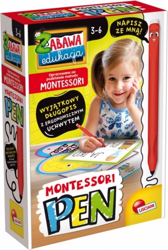 Set Montessori – bolígrafo ergonómico con 32 tablas