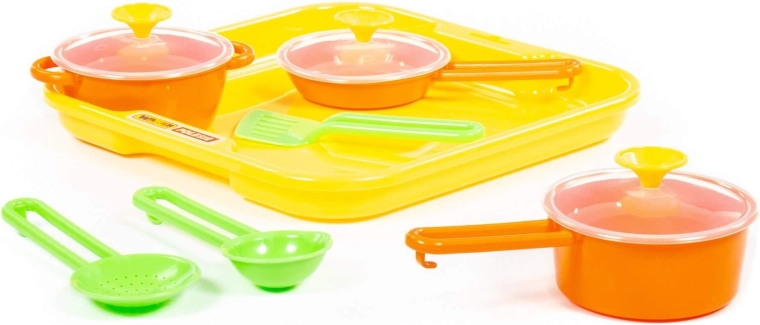 Set colorido para jugar a cocinar
