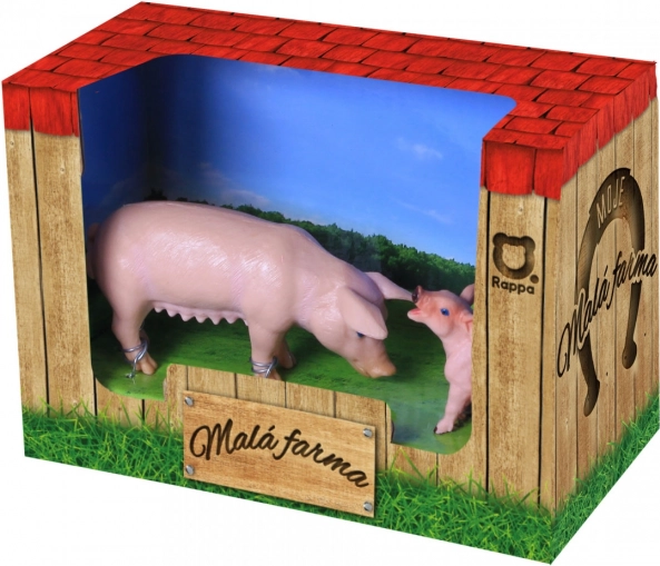 Set de juguetes de cerditos Mi pequeña granja