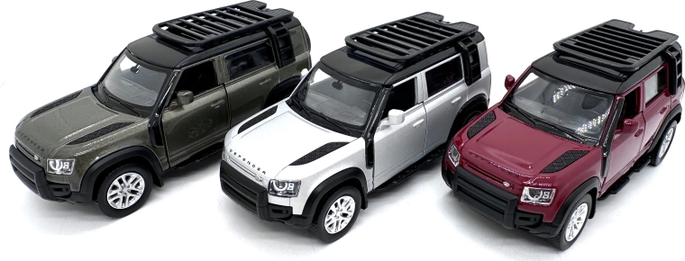 Modelo metálico Land Rover Defender 110 (2020) – 3 variantes