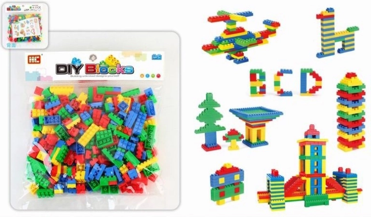 Set de construcción con 340 piezas