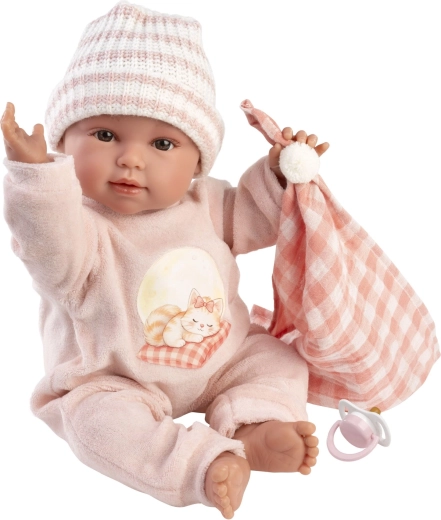 Muñeco bebé realista Llorens New Born con sonidos 38 cm