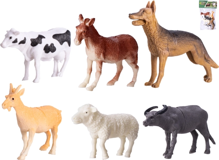 Set de animales domésticos 11–14 cm, 6 uds.