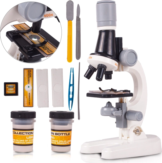 Microscopio infantil con accesorios