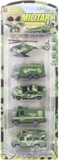 Set de vehículos militares - 5 uds